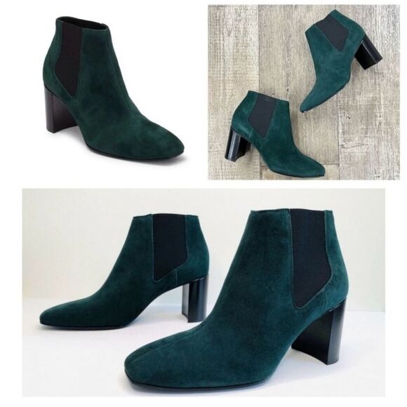 Rag & Bone Aslen Suede Boots in Forest Green size 38/8 new with box $495 - Picture 1 of 12